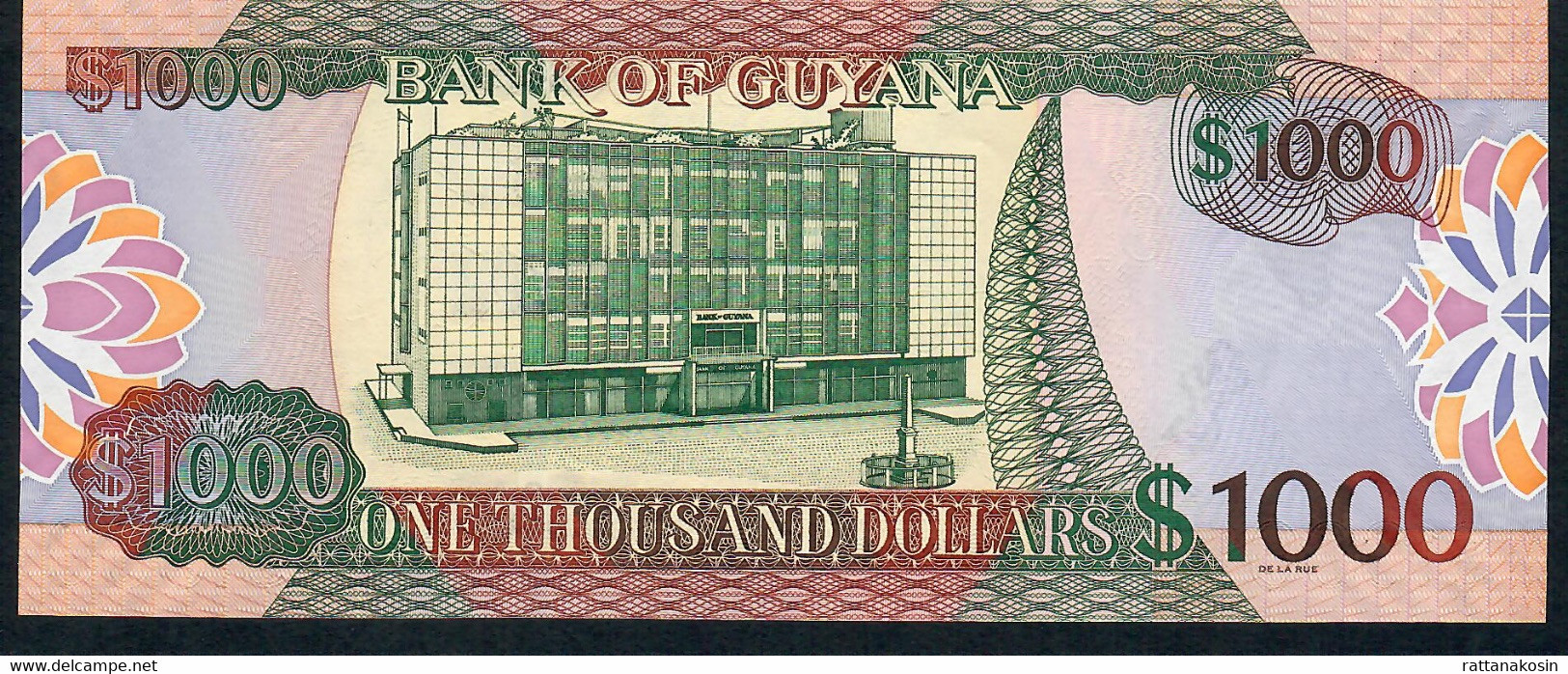 GUYANA P38a 1000 DOLLARS (2006) Signature 13 #A/72   UNC. - Guyana