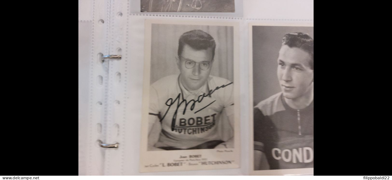 Jean Bobet 10x15 Autografo Autograph Signed - Cyclisme