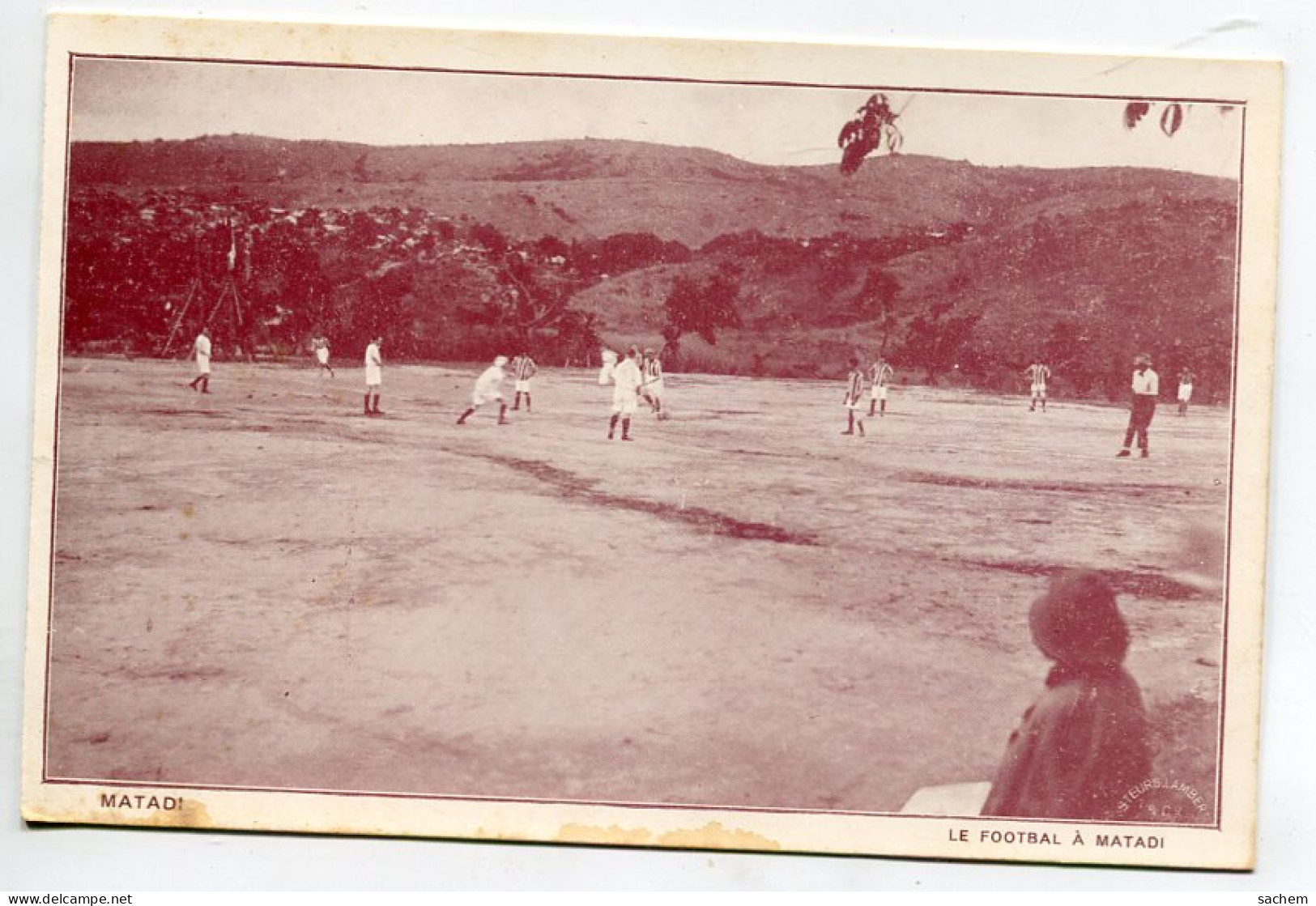 CONGO Belge MATADI  Une Partie De FOOTBAL  Photog Steurs Lamber  Edit E Stockmans Anvers   /D08 2022 - Congo Belge