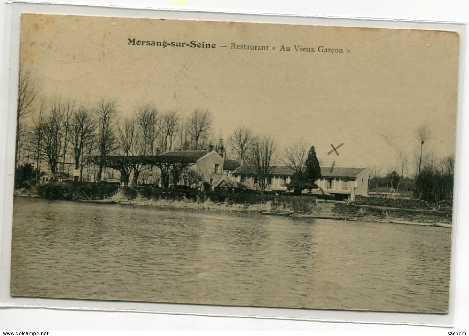 91 MORSANG Sur SEINE Orge Restaurant " Au Vieux Garcon "   D10 2022 - Morsang Sur Orge