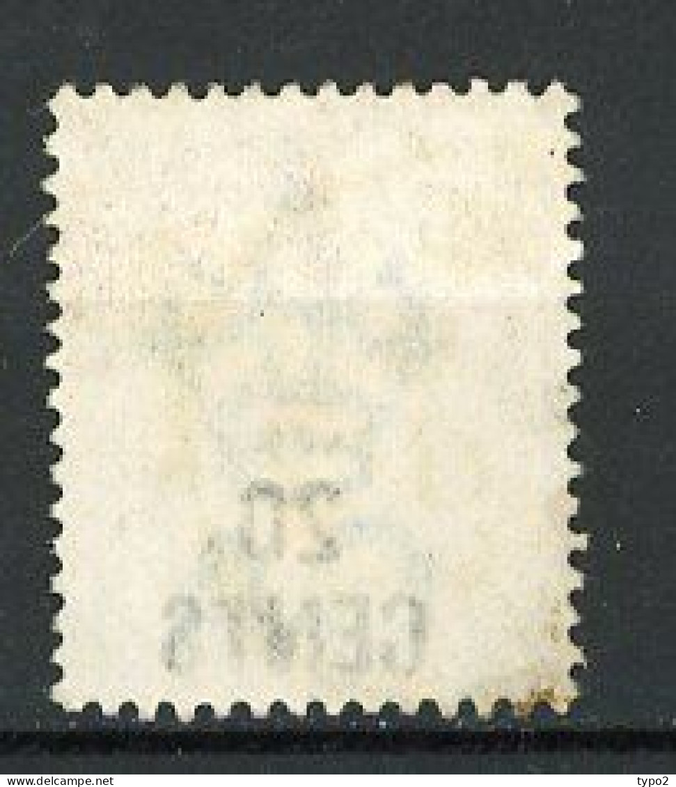 H-K  Yv. N° 54 ; SG N° 48 Fil CA  (o) 20c S 30c Vert-gris  Victoria Marque Chinoise  Cote 8 Euro BE  2 Scans - Usados