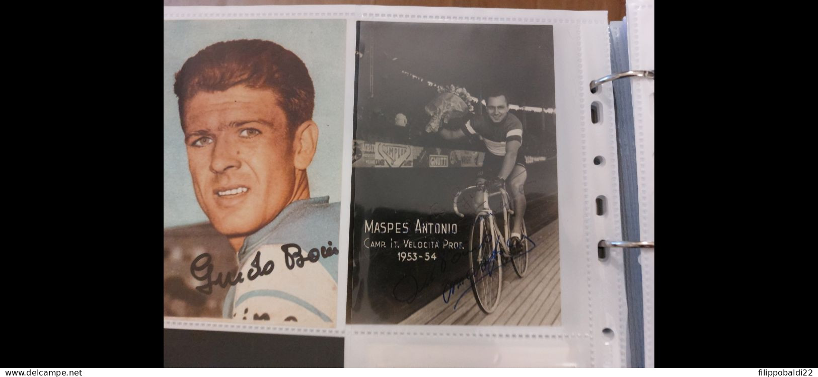 Antonio Maspes 10x15 Autografo Autograph Signed - Cyclisme