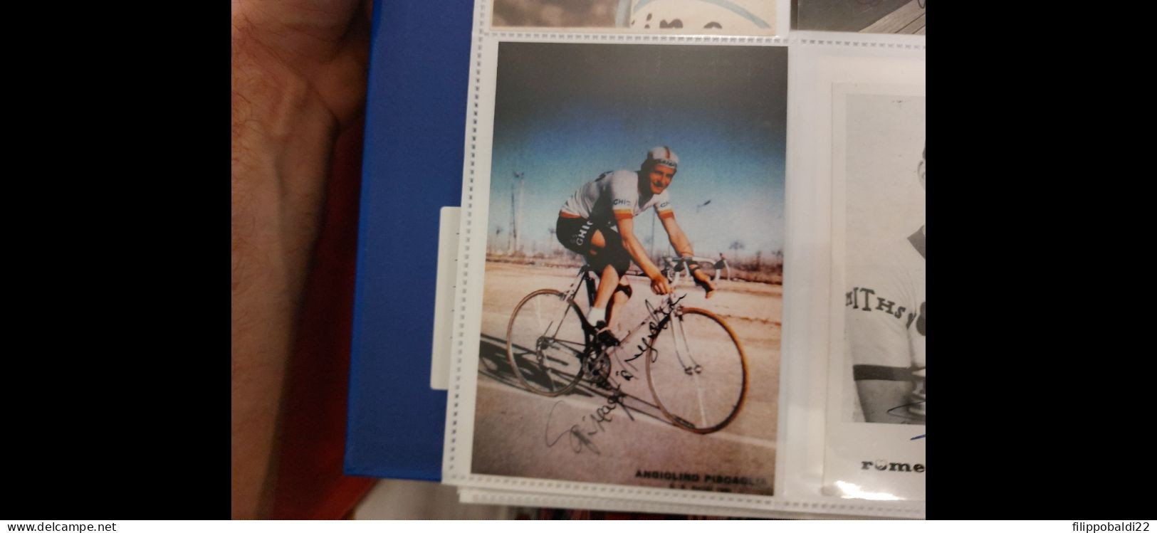 Antonino Piscaglia 10x15 Autografo Autograph Signed - Cyclisme