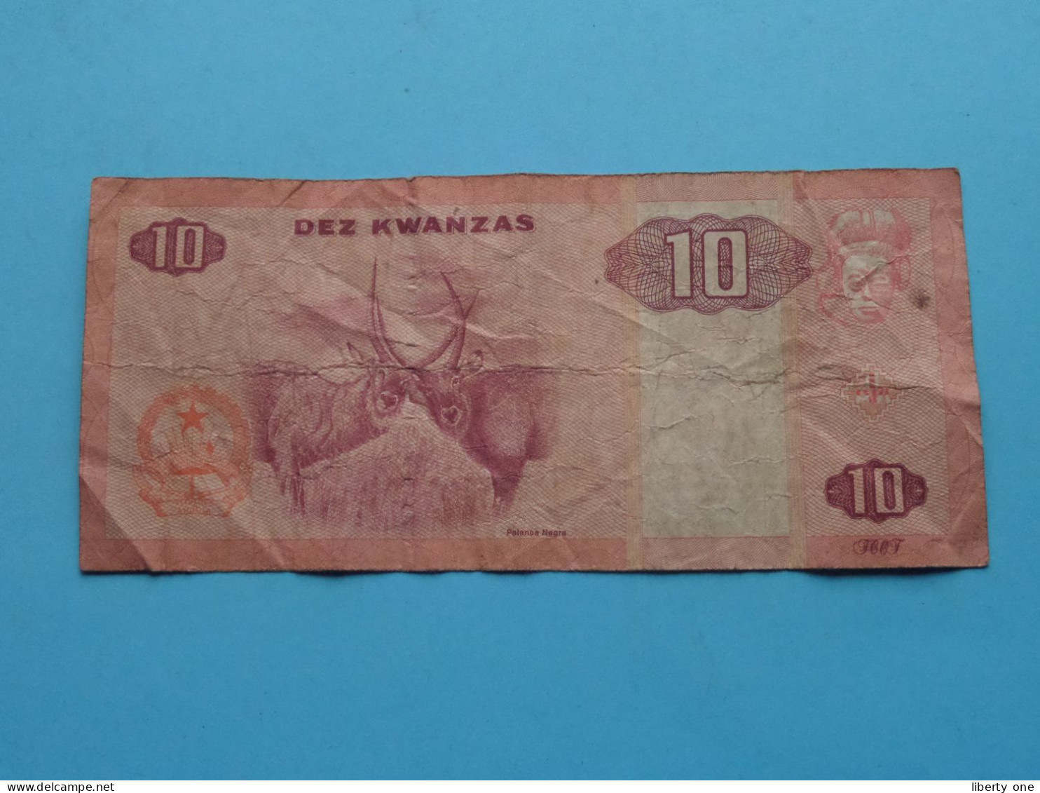 10 Dez Kwanzas ( See / Voir Scans ) Banco Nacional De ANGOLA - 2010 ( Circulated ) ! - Angola