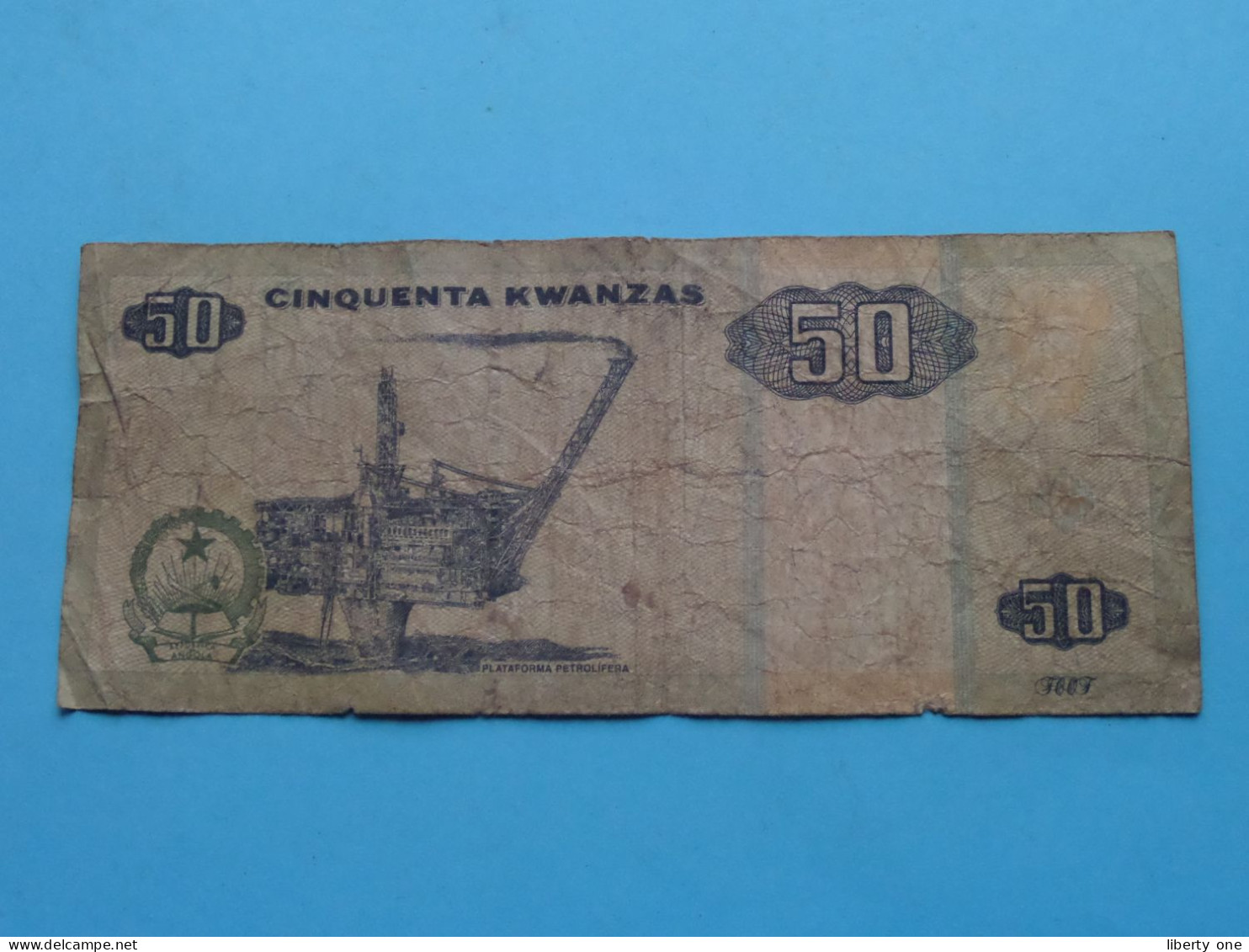 50 Cinquenta Kwanzas ( See / Voir Scans ) Banco Nacional De ANGOLA - 1999 ( Circulated ) ! - Angola