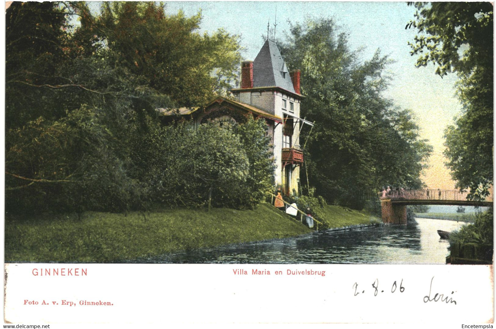 CPA Carte Postale Pays Bas Ginneken Villa Maria En Duivelsbrug 1906VM75330 - Breda