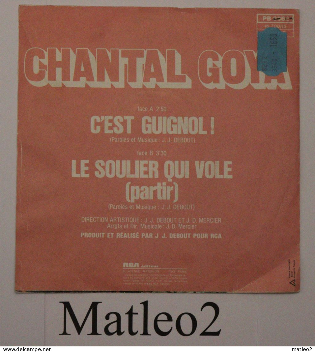 Vinyle 45 Tours : Chantal Goya - C'est Guignol / Le Soulier Qui Vole - Children