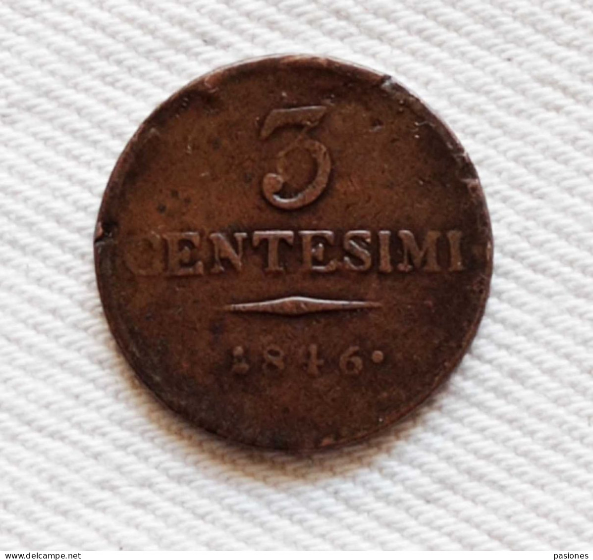 Regno Lombardo Veneto 3 Cent. 1846V - Lombardije-Venetië