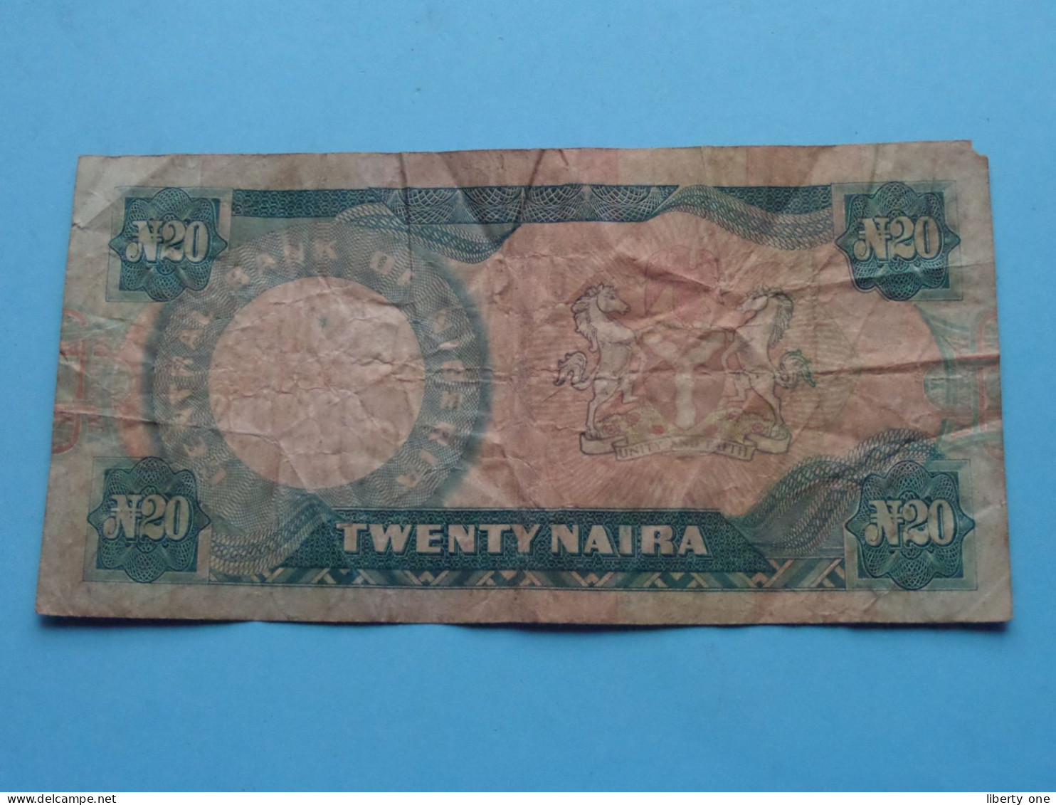 TWENTY (20) NAIRA ( See / Voir Scans ) Central Bank Of NIGERIA ( Circulated ) See Corner ! - Nigeria