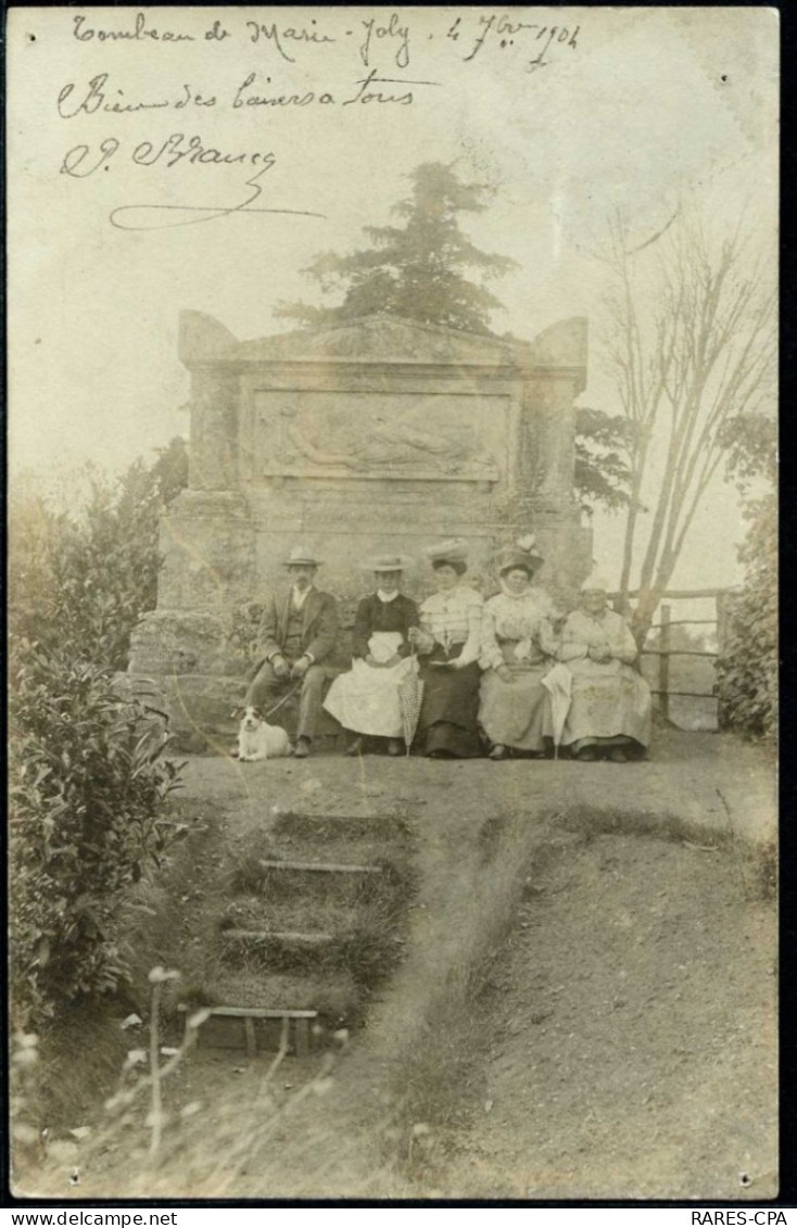 14 - SOUMONT SAINT QUENTIN - PERSONNES A IDENTIFIER - CPA PHOTO PRISE EN 1904 - Other & Unclassified