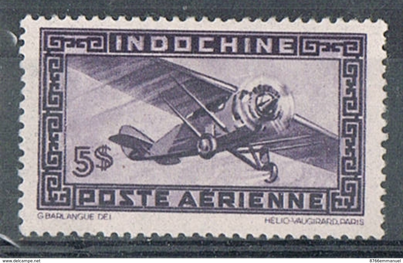 INDOCHINE AERIEN N°37 N* - Luchtpost