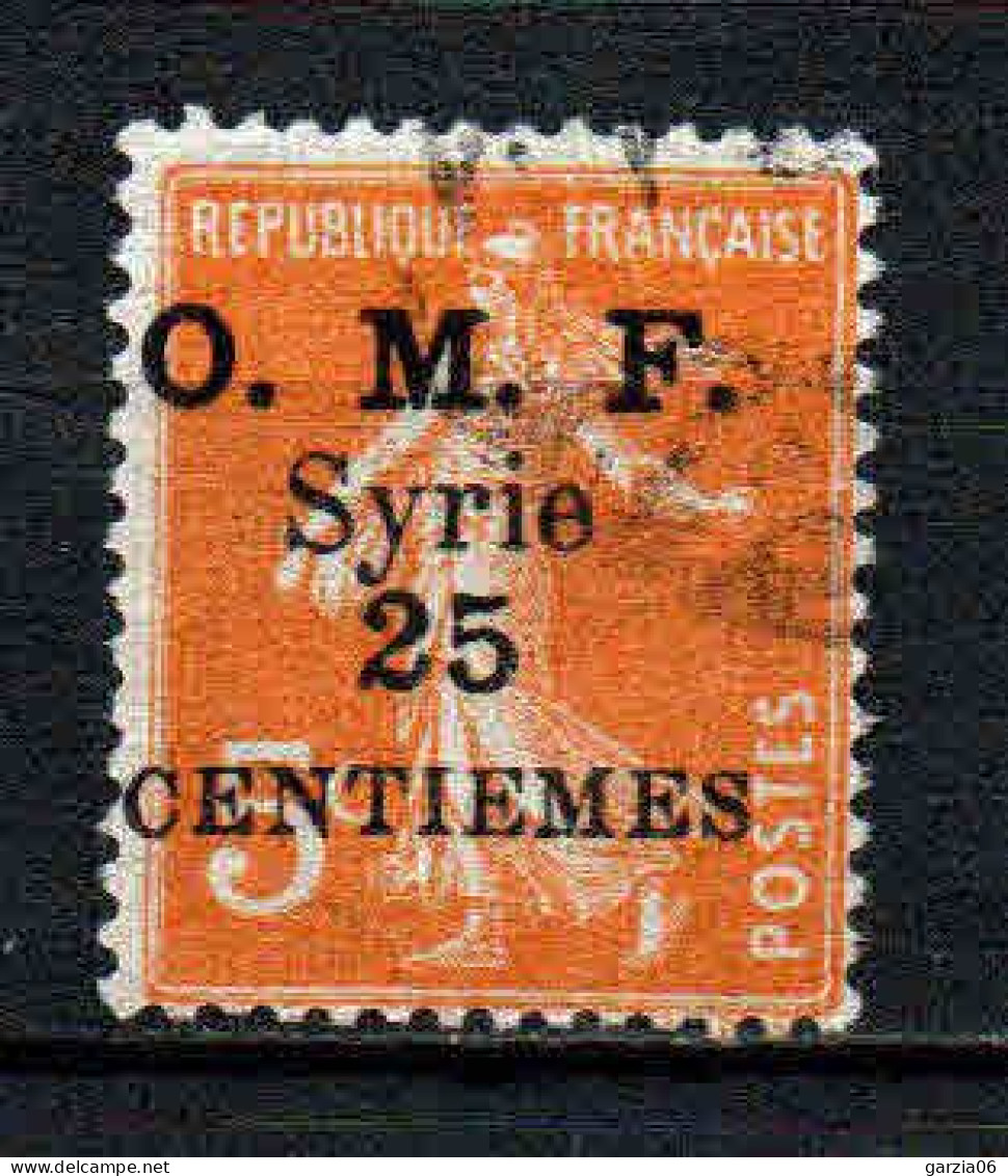 Syrie  - 1922 - Tb De France   Surch - N° 85 -  Oblit - Used - Oblitérés