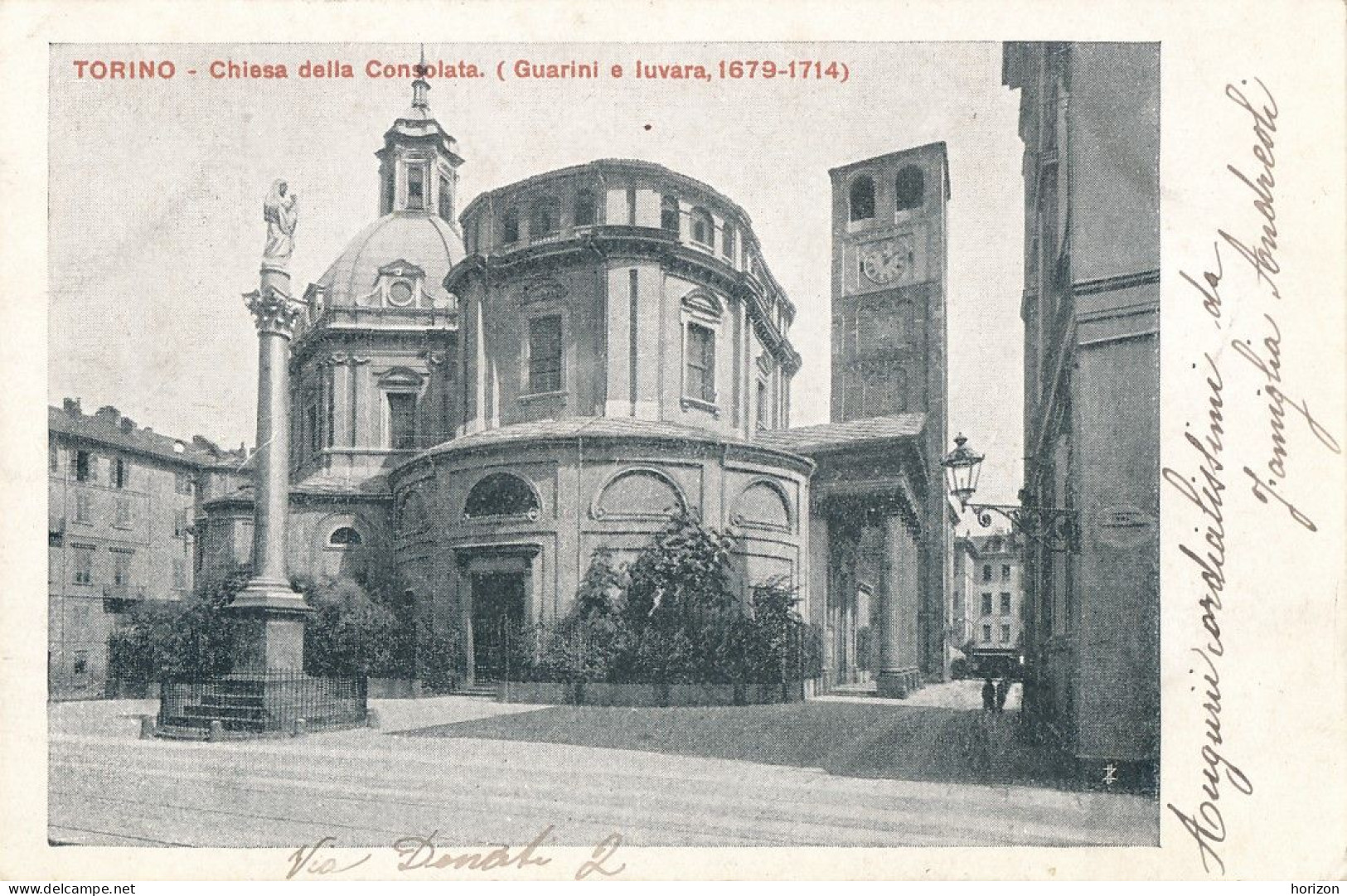 2g.463  TORINO - Lotto Di 2 Vecchie Cartoline - 1904-1905 - Churches