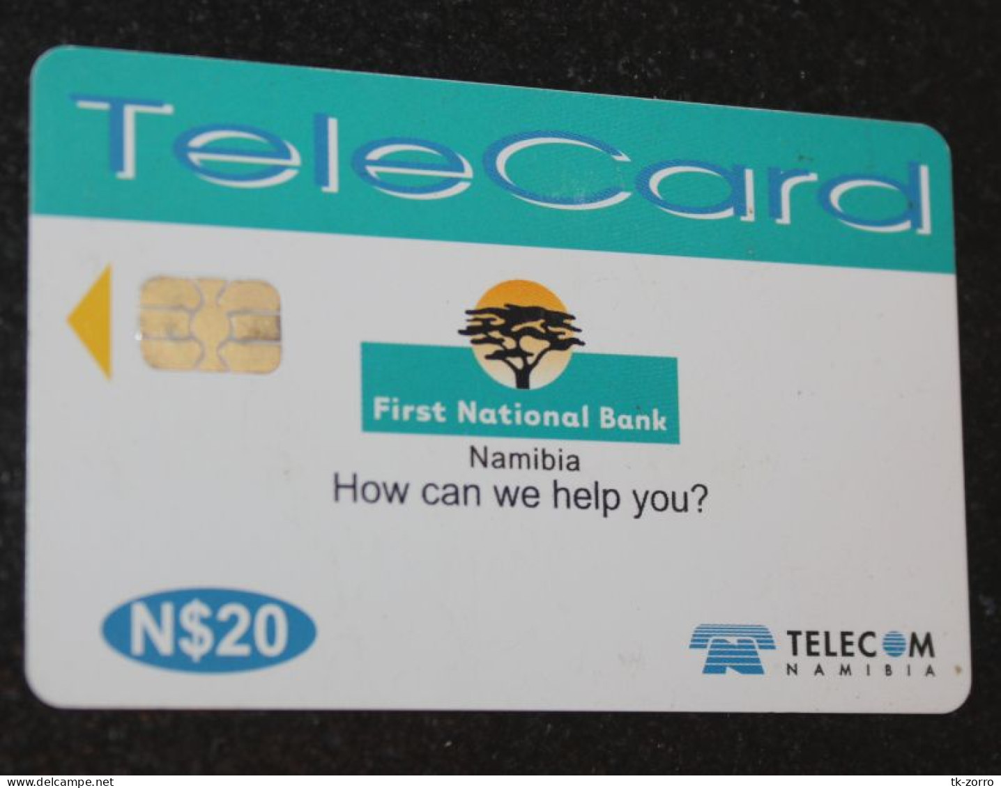 Rare Namibian Telecom Phonecard NMB 239 " First National Bank" In Good Used Condition, Only For Collection Purpose - Namibië