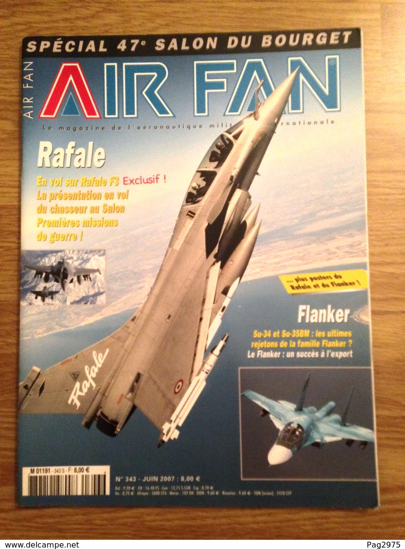 AIR FAN N° 343 / JUIN 2007 - Aviation