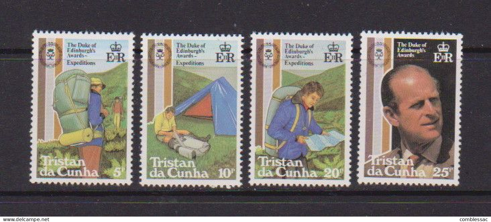 TRISTAN  DA  CUNHA    1981    25th  Anniv  Of  Duke  Of  Edinburgh  Award   Set  Of  4    MH - Tristan Da Cunha