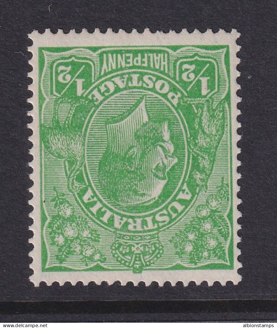 Australia, Scott 19 Var (SG 20w), MLH, Inverted Watermark - Nuevos