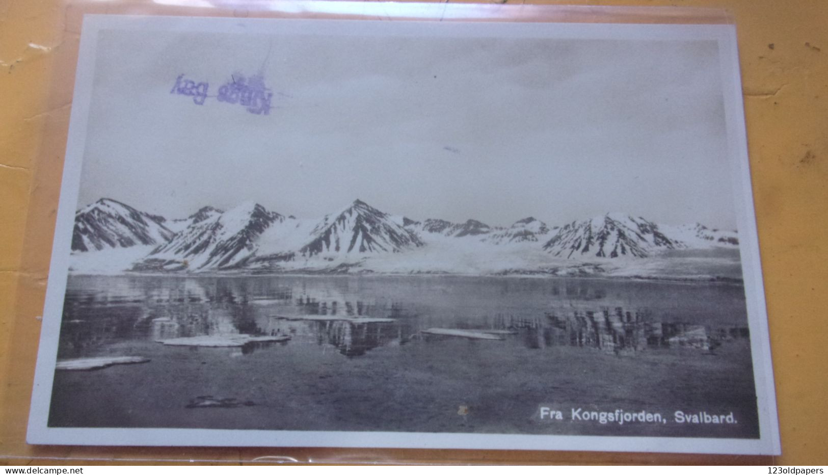 NORVEGE NORJE FRA KONGSFJORDEN SVALBARD - Noruega