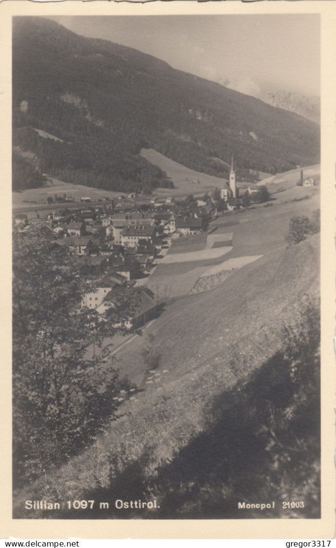 E884) SILLIAN - 1097m - Osttirol - Super Blick über Wiese Auf Kirche U. Häuser ALT! - Sillian