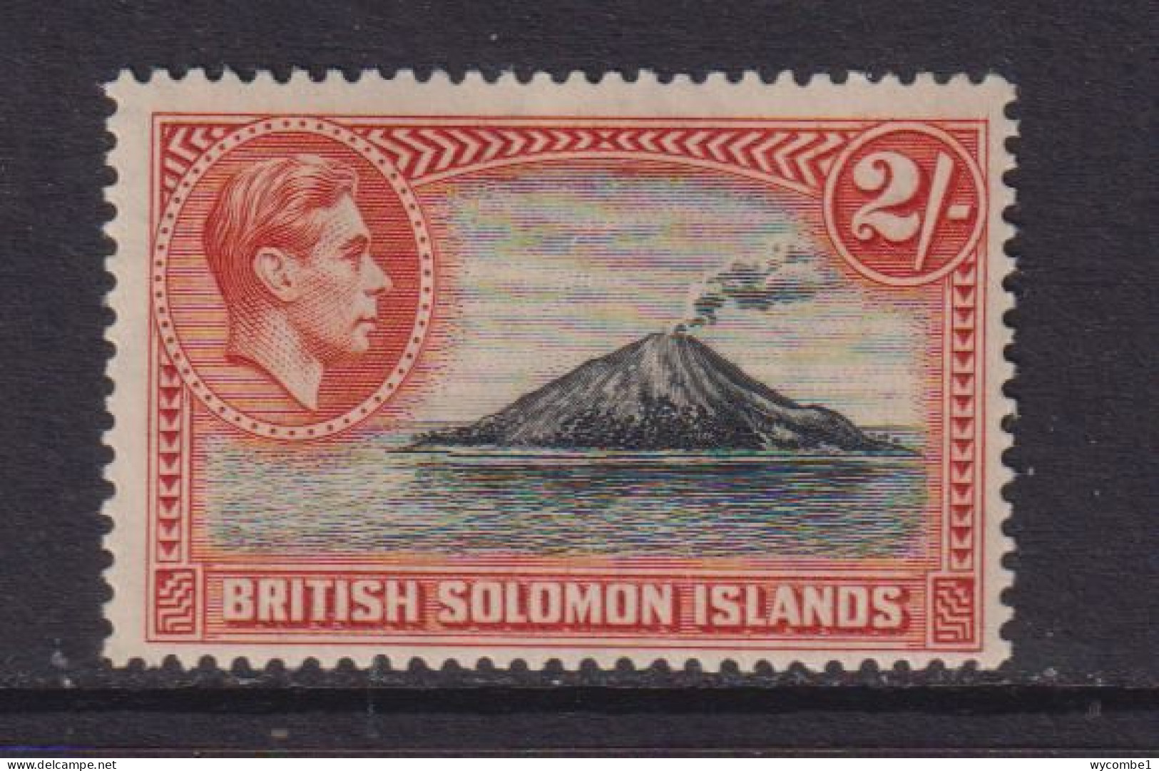 BRITISH SOLOMON ISLANDS  - 1939 George VI  10s  Hinged Mint - Salomonen (...-1978)