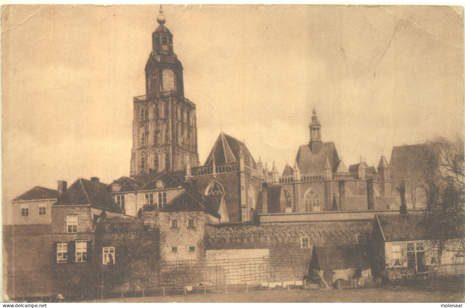 Postkaarten > Europa > Nederland > Gelderland > Zutphen Walburgkerk Gebruikt (13258) - Zutphen