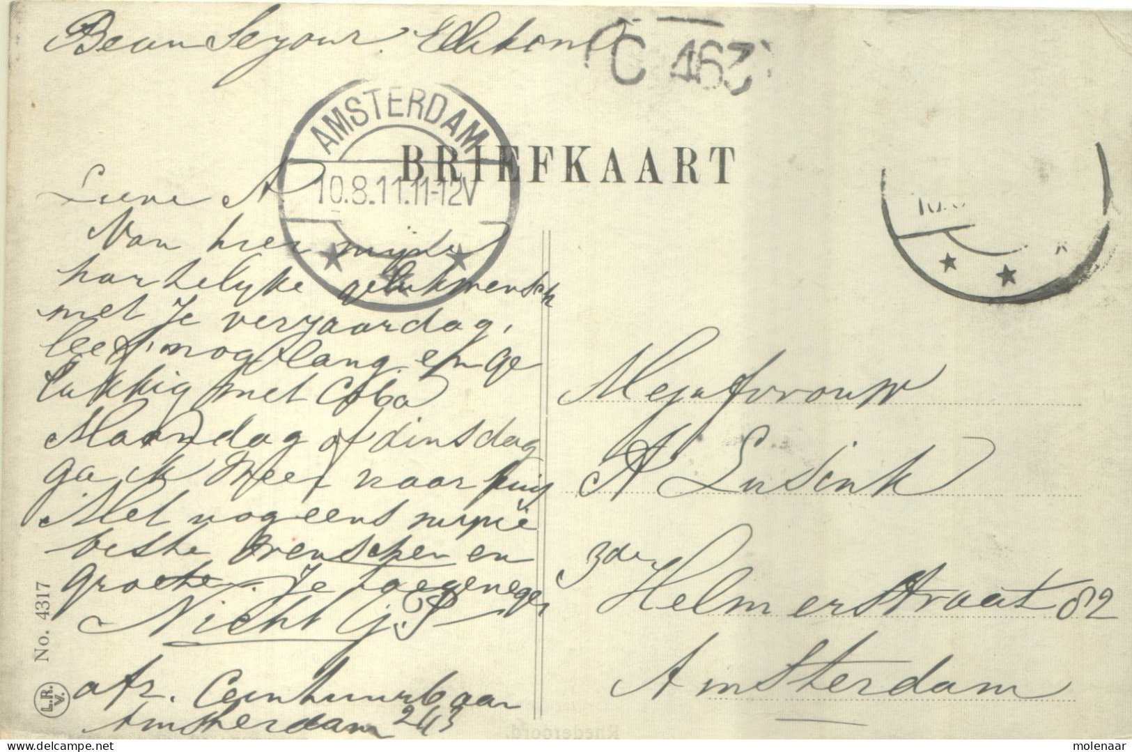 Postkaarten > Europa > Nederland > Gelderland > Zutphen Rhederoord Gebruikt 1911 (13259) - Zutphen