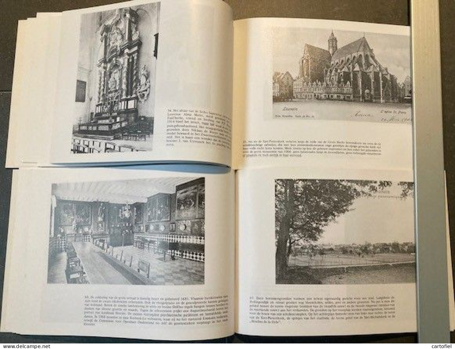 LEUVEN-IN OUDE PRENTKAARTEN-DEEL 1+2-EUROPESE BIBLIOTHEEK-UITGAVE-HET LAATSTE NIEUWS-2000-IN NIEUWSTAAT BEWAARD-8 SCANS