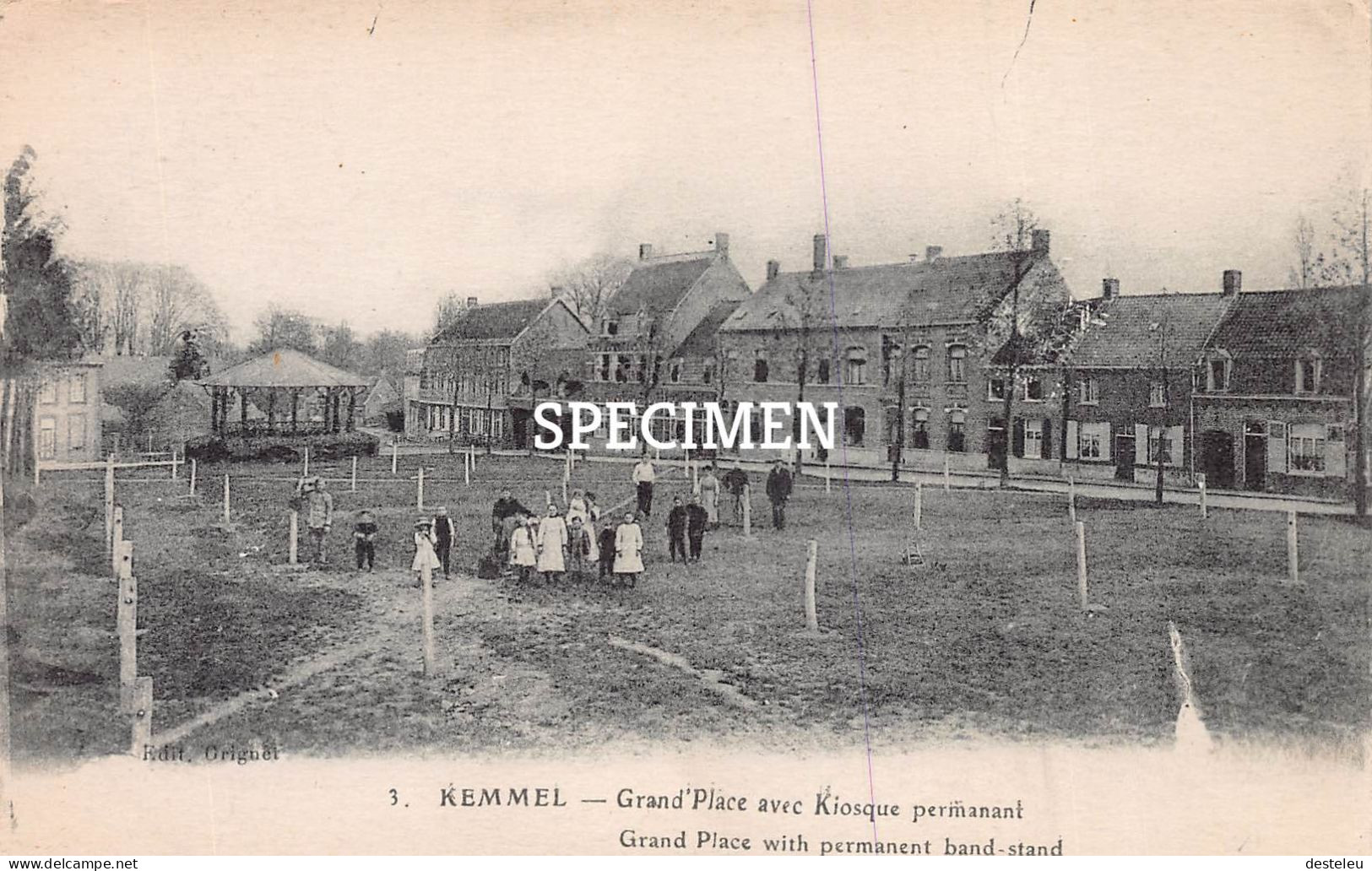 Grand'Place Avec Kiosque Permanant - Kemmel - Heuvelland