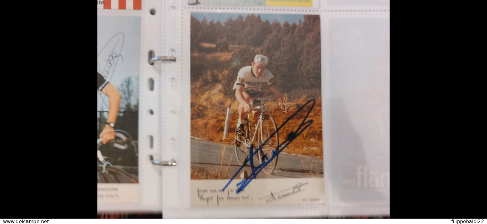Eric Leman 10x15 Autografo Autograph Signed - Cyclisme