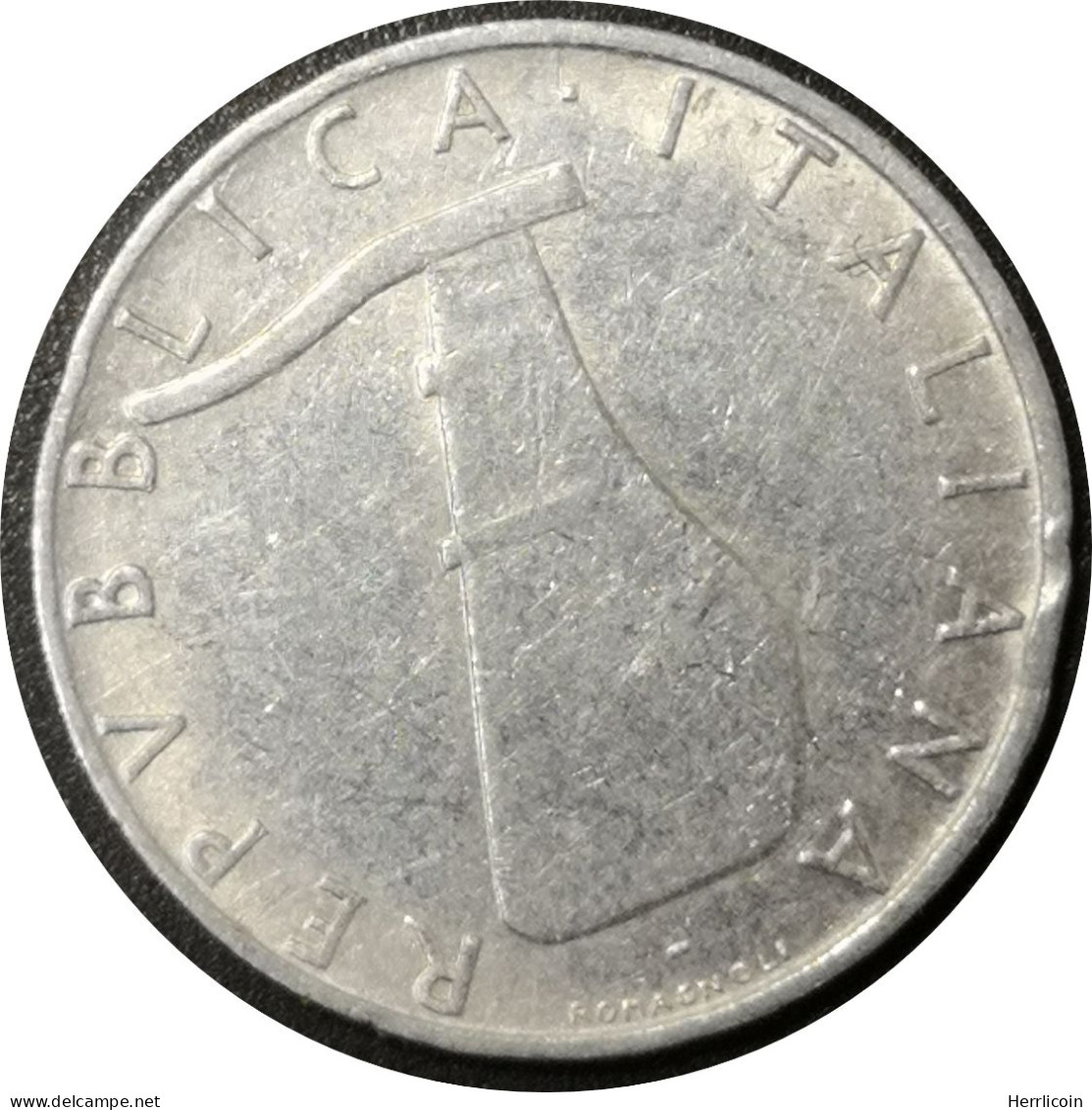 Monnaie Italie - 1954 - 5 Lire - Type 2 (proche Bordure) - 5 Lire