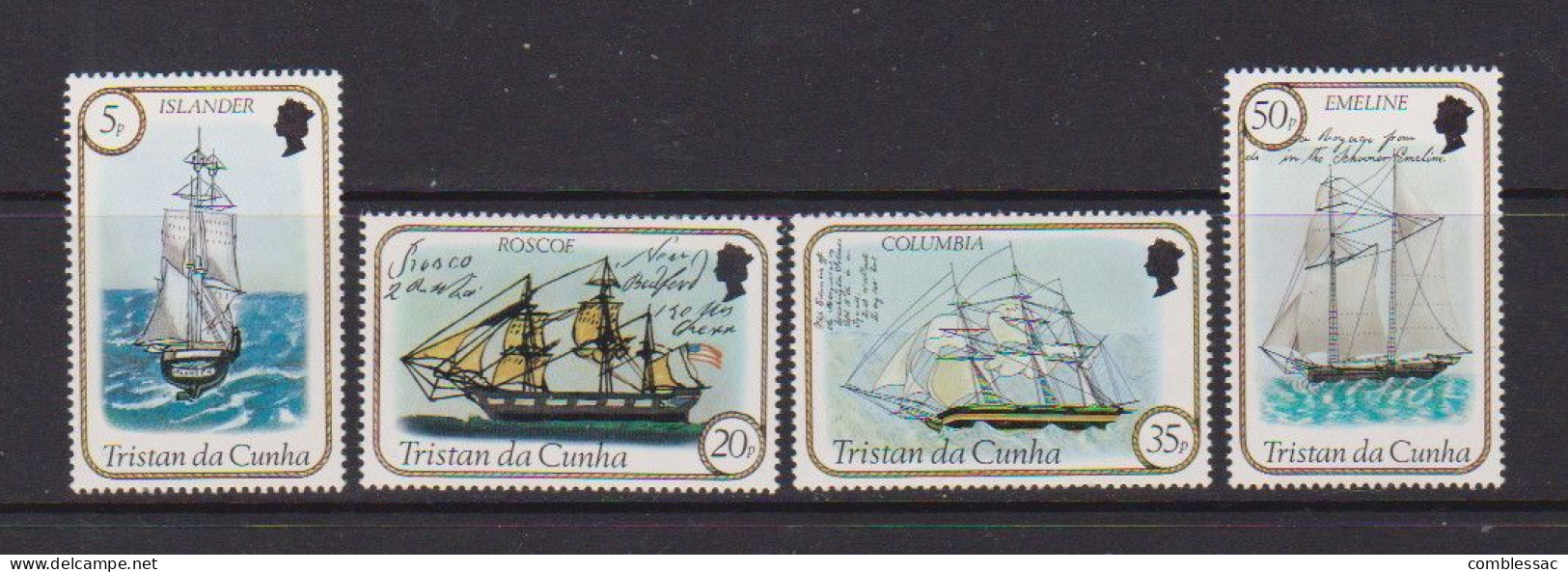 TRISTAN  DA  CUNHA    1983    Sailing  Ships   Set  Of  4    MH - Tristan Da Cunha