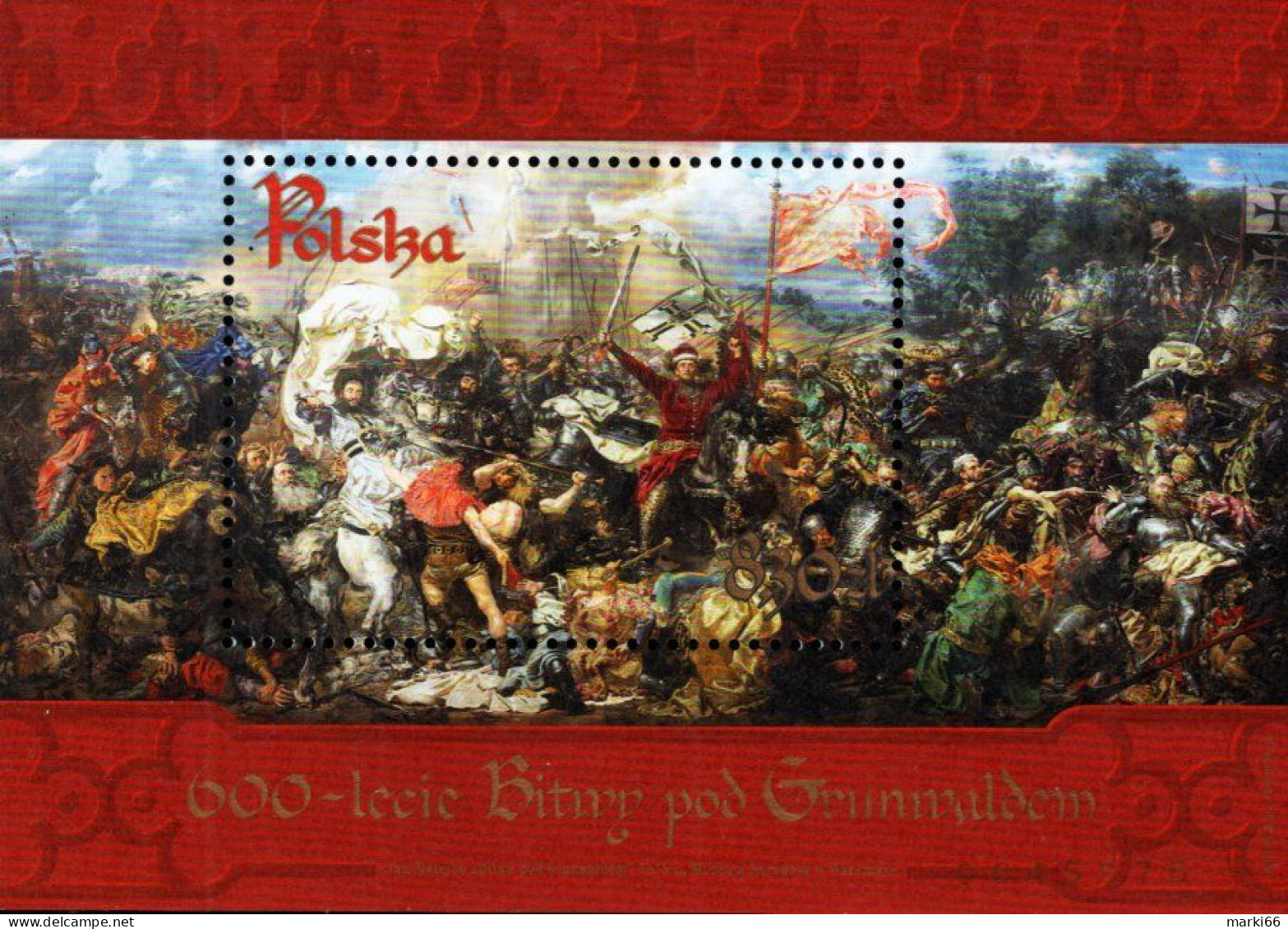 Poland - 2010 - Grunwald Battle - 600th Anniversary - Mint Souvenir Sheet - Unused Stamps