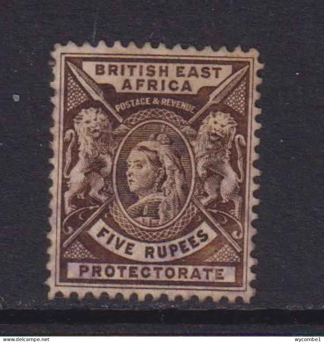 BRITISH EAST AFRICA   - 1896 5r  Used As Scan - Britisch-Ostafrika