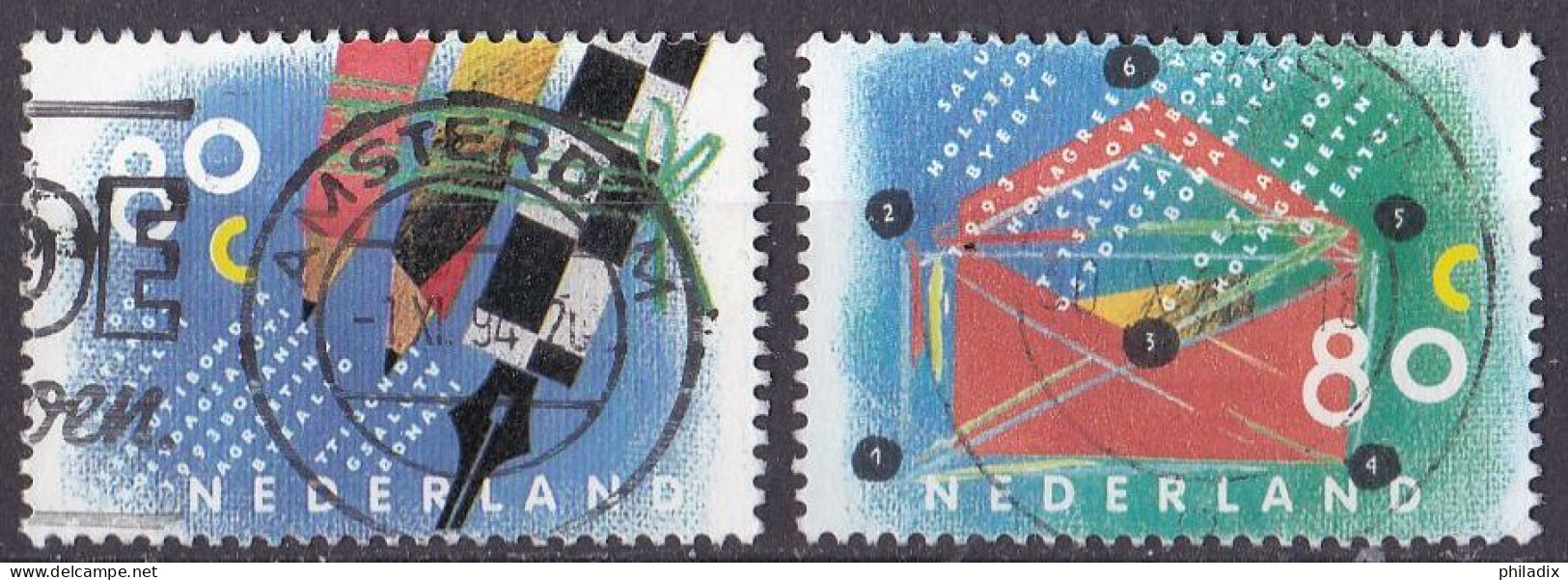 Niederlande Satz Von 1993 O/used (A3-1) - Used Stamps