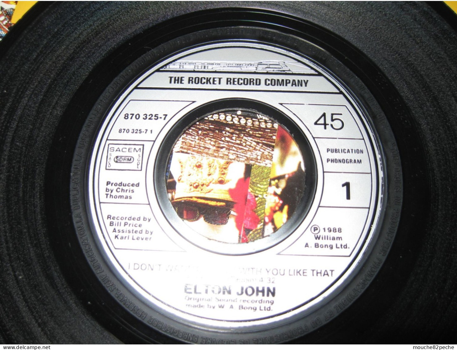 45 T - ELTON JOHN - I DON'T WANNA GO ON - Disco, Pop