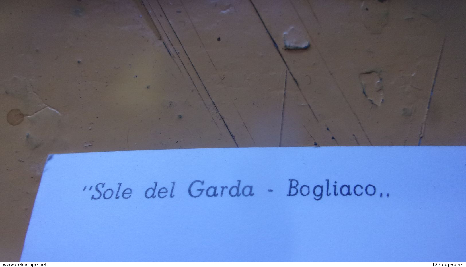 BOGLIACO  SOLE DEL GARDA VERA FOTO GRAFIA - Sonstige & Ohne Zuordnung