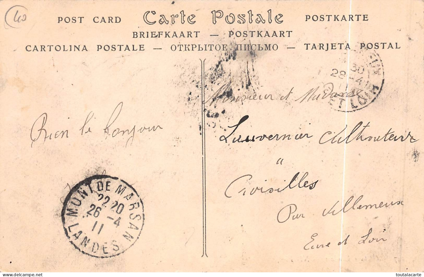 CPA 40 ATTELAGE LANDAIS - Other & Unclassified