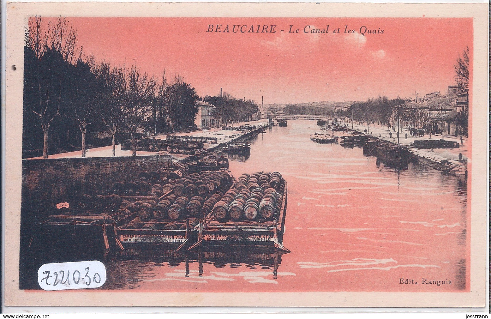 BEAUCAIRE- LE CANAL ET LES QUAIS - Beaucaire