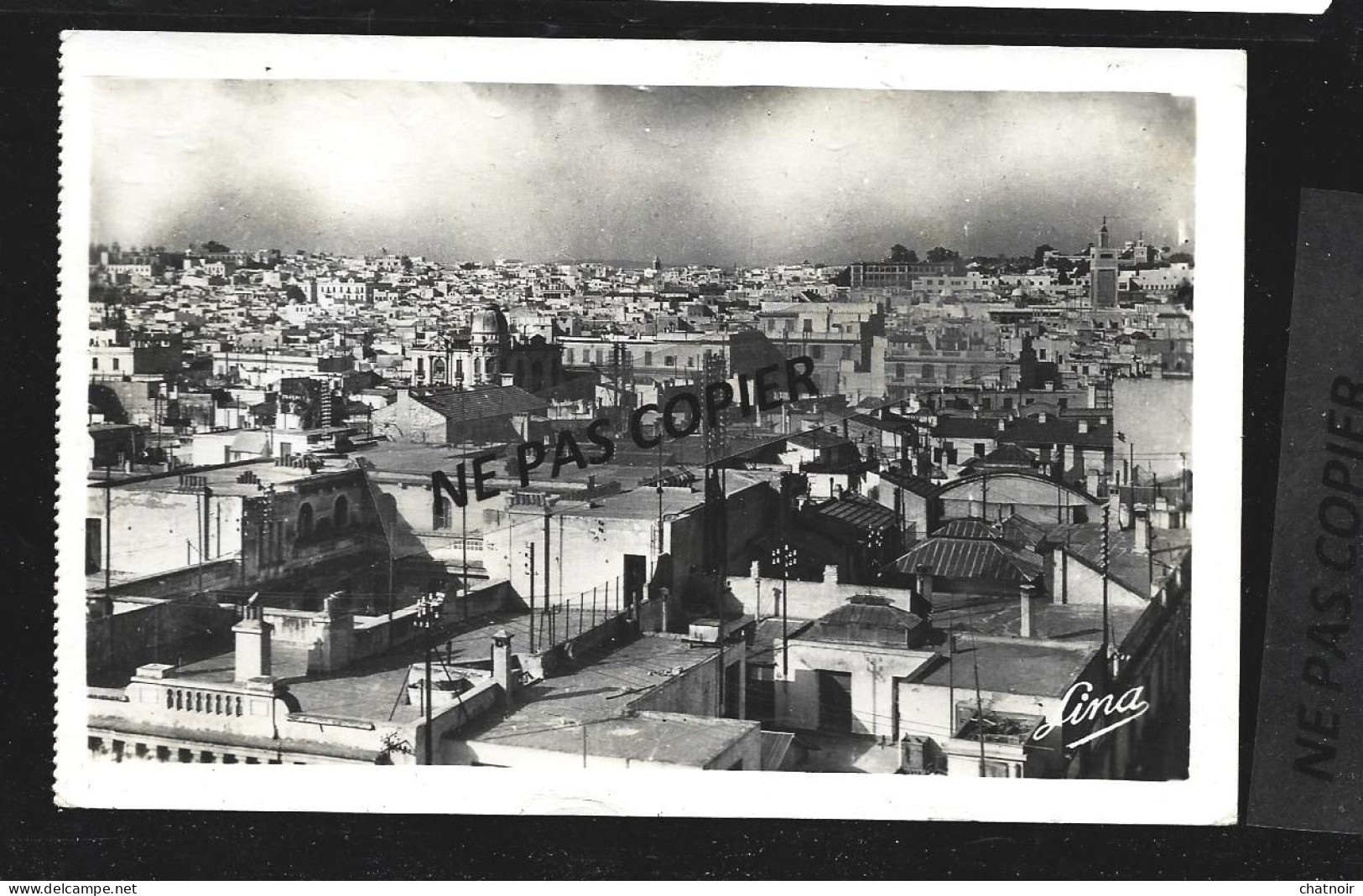 TUNIS   Vue Partielle  Ecrite En 1948 - Tunisie