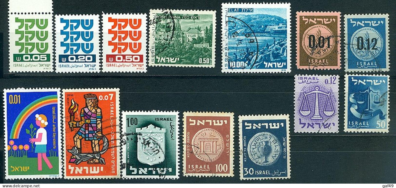 Israel Lot De Timbres Neufs Et Oblitérés De 1948 à 1991 à Voir 3 Scans - Collections, Lots & Séries