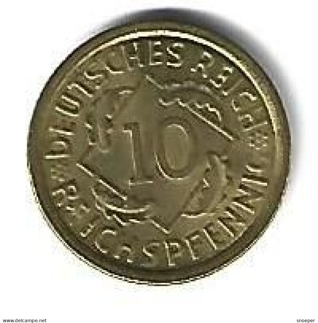 *weimar Rep 10   Pfenng 1936 A Km 40  Xf+!!! Cat Val 25$ - 10 Renten- & 10 Reichspfennig