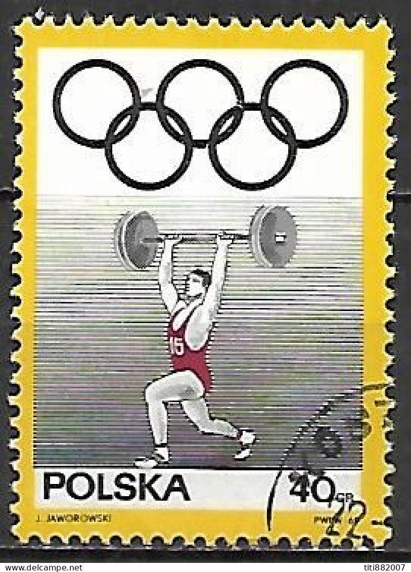 POLOGNE     -    1969  .   HALTEROPHILIE    -    Oblitéré - Gewichtheben