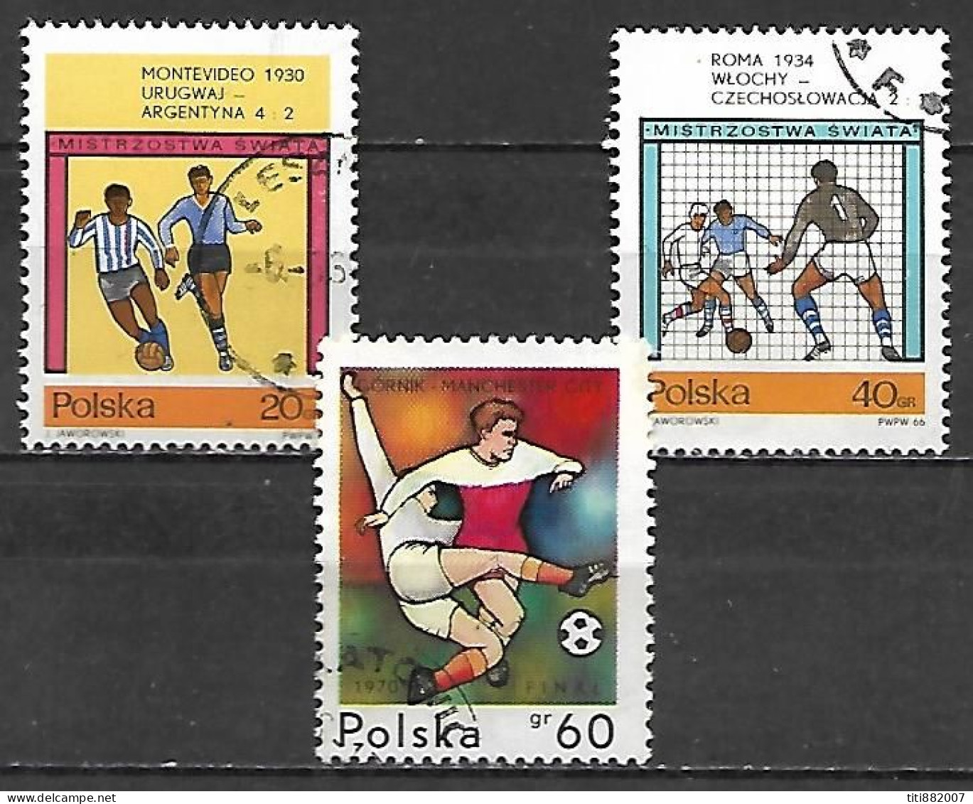 POLOGNE       -     FOOTBALL    -     Oblitérés - Used Stamps