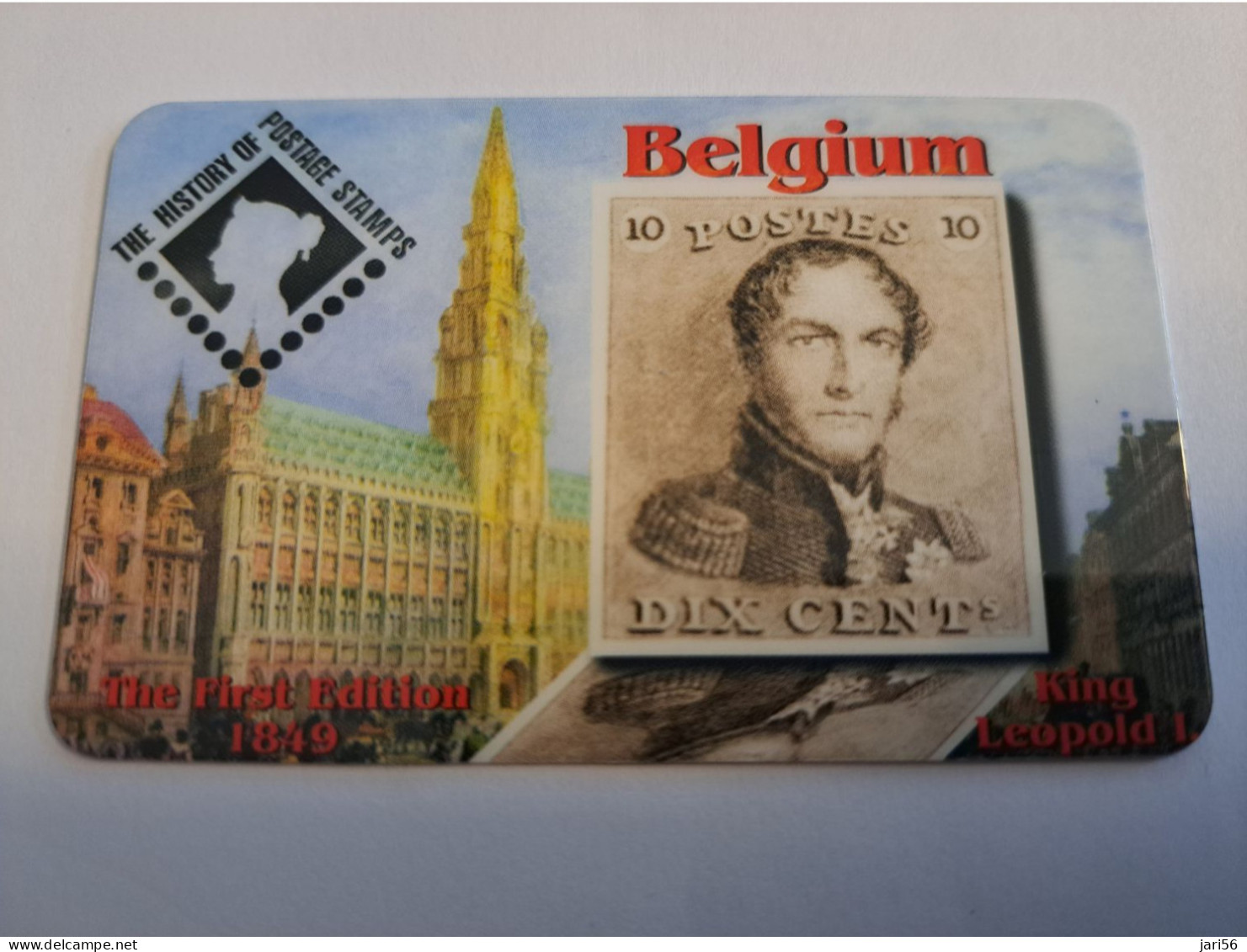 GREAT BRITAIN /20 UNITS /BELGIUM   1849 FIRST EDITION   / DATE 09/99 PREPAID CARD / LIMITED EDITION/ MINT  **15923** - [10] Sammlungen