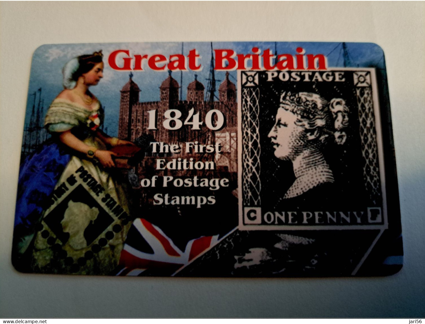 GREAT BRITAIN /20 UNITS /GREAT BRITAIN  1840 FIRST EDITION / DATE12/2010 PREPAID CARD / LIMITED EDITION/ MINT  **15925** - Verzamelingen