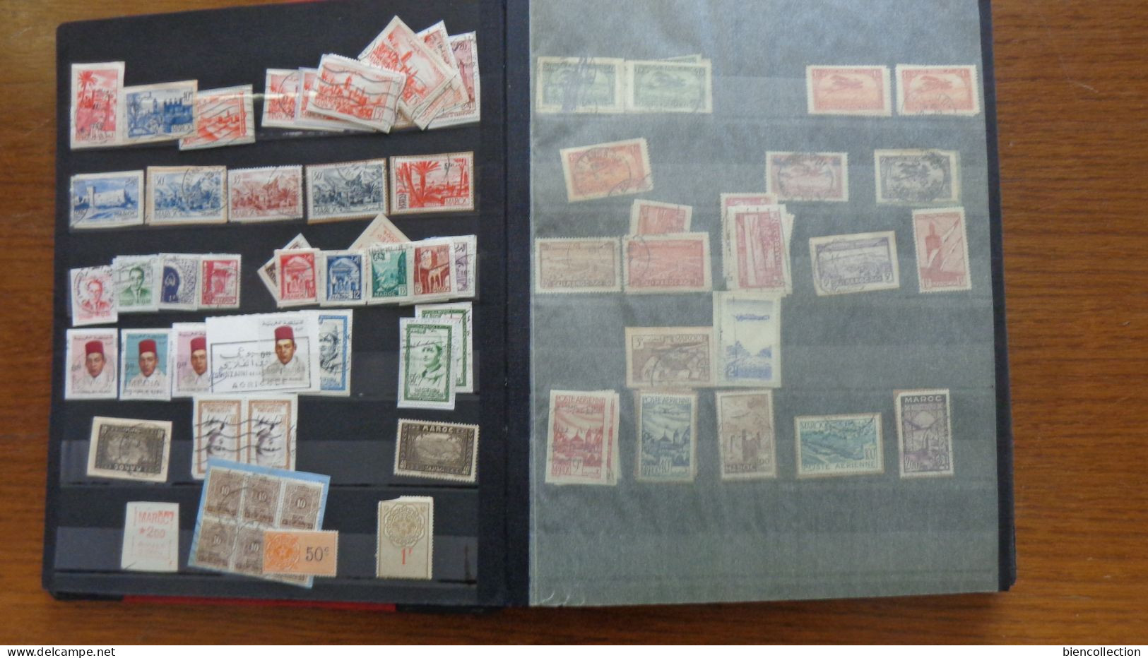 Classeur De Plusieurs Centaines De Timbres "colonies Françaises, Europe Et Divers " - Vrac (min 1000 Timbres)