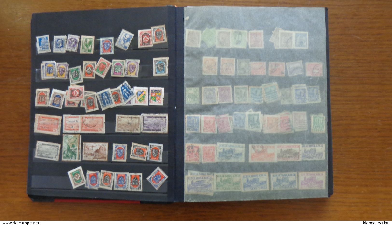 Classeur De Plusieurs Centaines De Timbres "colonies Françaises, Europe Et Divers " - Vrac (min 1000 Timbres)