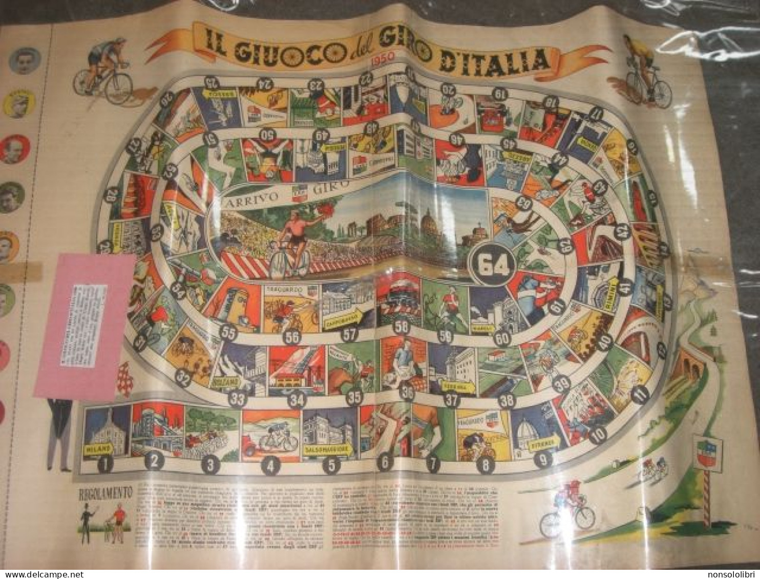 IL GIOCO DEL GIRO D'ITALIA 1950-CICLISMO - Otros & Sin Clasificación