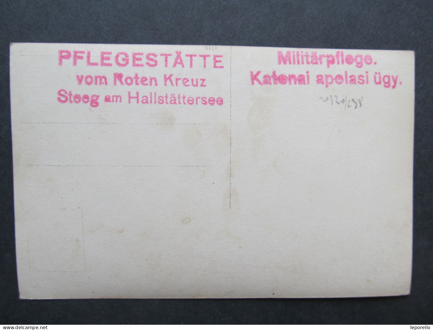 AK Steeg Am Hallstättersee Bad Goisern Pflegestätte Rotes Kreuz Ca. 1915 /// D*57907 - Bad Goisern