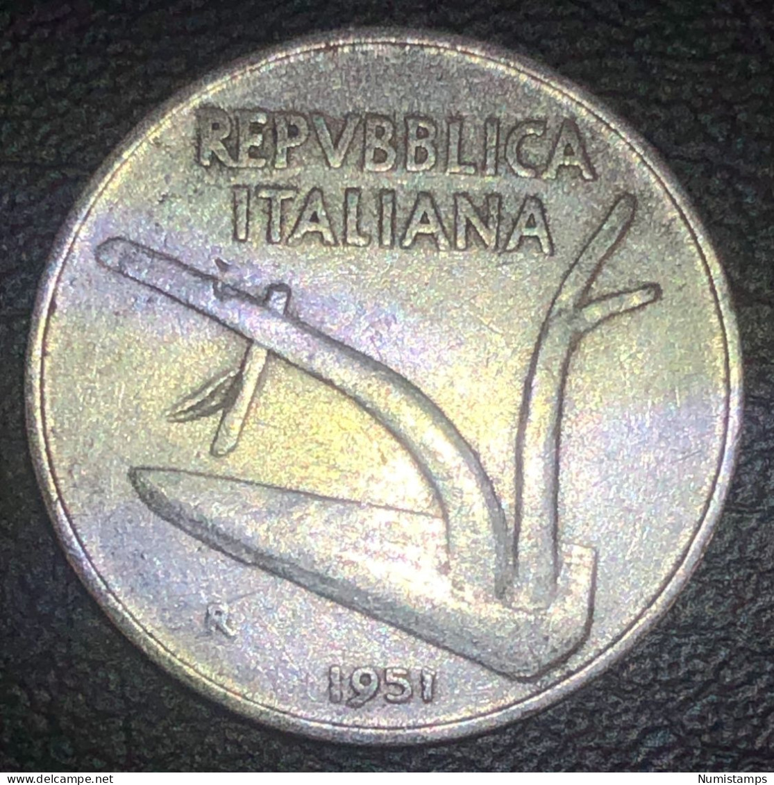 Italia 10 Lire, 1951 - 10 Lire